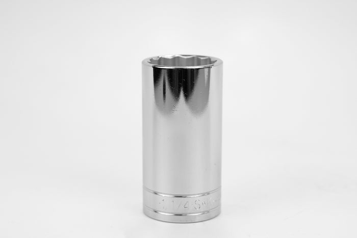 1-1/4" 1/2" Drive 12 Point Fractional Deep Chrome Socket