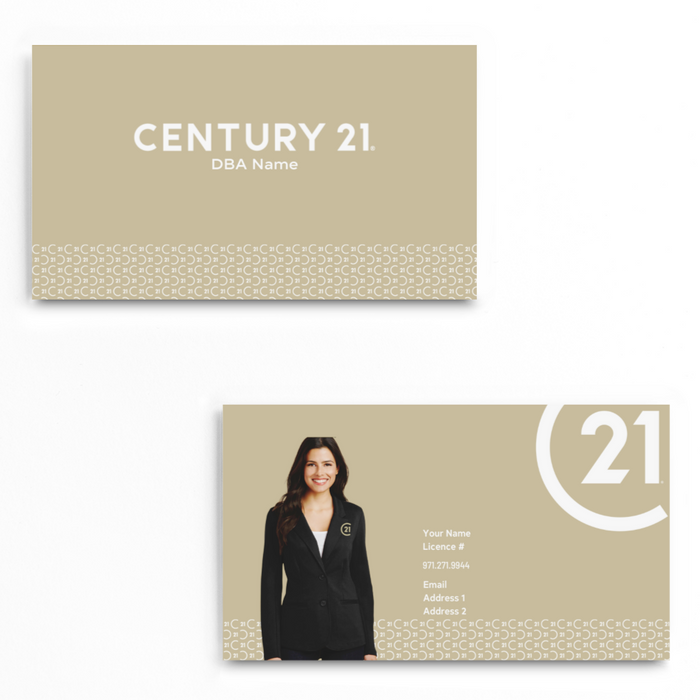 100 pcs - Photo Business Card 1 - 16pt Card UV Coated
