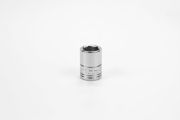 11 mm 1/4" Drive 6 Point Metric Standard Chrome Socket