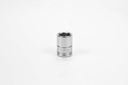 11 mm 1/4" Drive 6 Point Metric Standard Chrome Socket