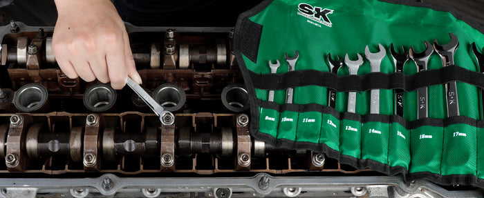 SK01487A - 11 Piece 6 Point Metric SuperKrome® Combination Wrench Set View 5