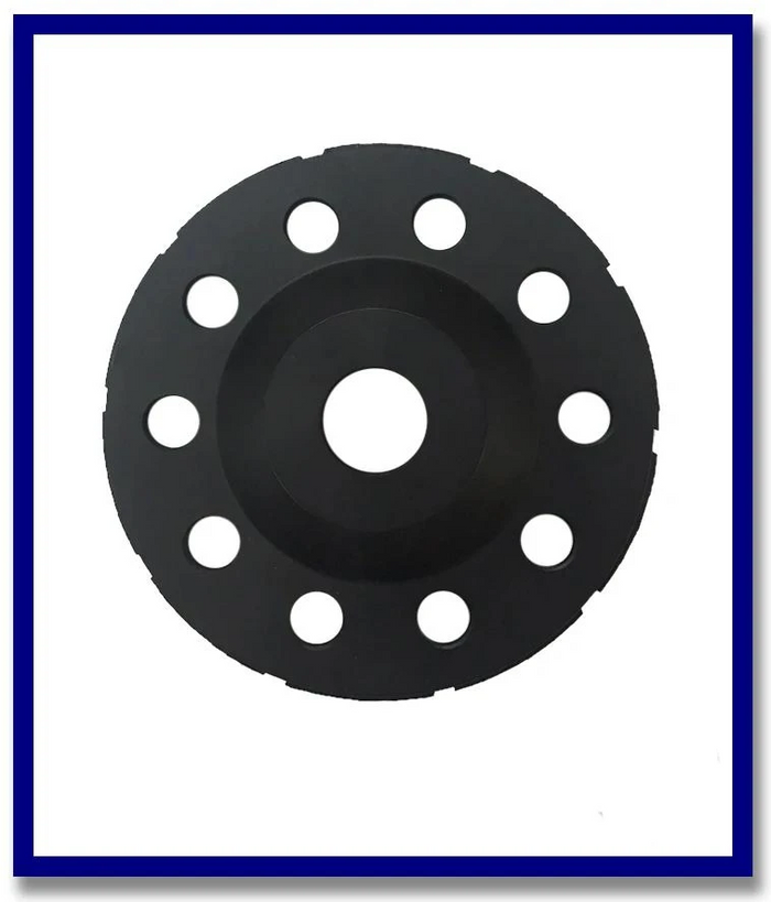 125mm SDA Cup Wheel #30/40 Black T-Shaped Segments 22.2mm BORE - Stone Doctor Australia - Cup Wheel