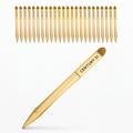 25 x Relentless Gold Twist Pens | Blue Ink