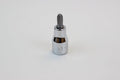 #3 3/8" Drive Phillips Screwdriver Chrome Bit Socket