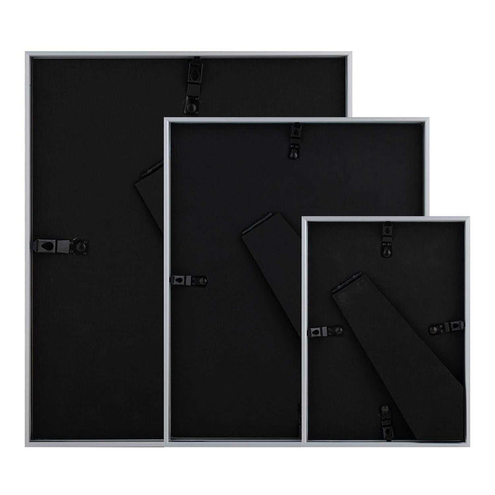 Sensio Home 3 Pack Photo Frame Aluminium Silver Various Sizes - SENSIO HOME