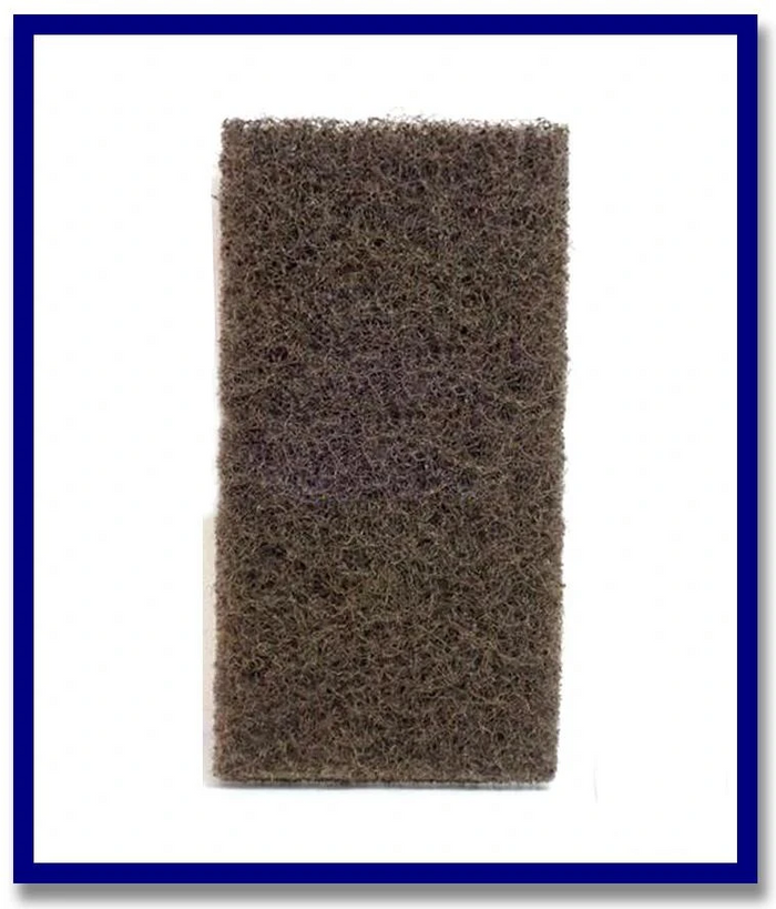 3M Doodlebug Brown Abrasive Scrubbing Polyester Pad - 1PC (4.6" x 10") - Stone Doctor Australia - Doodlebug