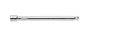 4" 3/8" Drive Chrome Wobble Extension