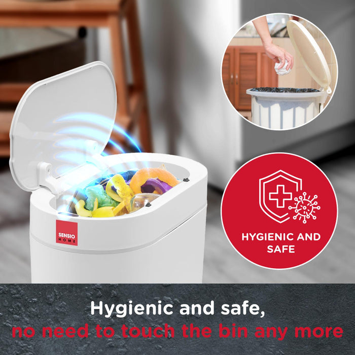 - Buy Now 5 Litre Waterproof Motion Sensor Trash Can Dust Bin with Auto Lid
