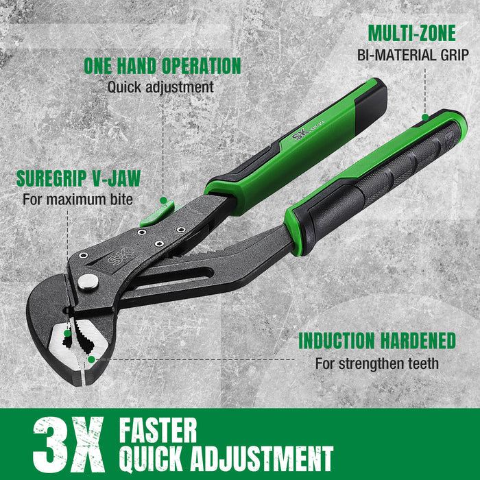 SK01459 - 5 Piece Dual-Material Multi-Purpose Ergonomic Pliers Set View 6
