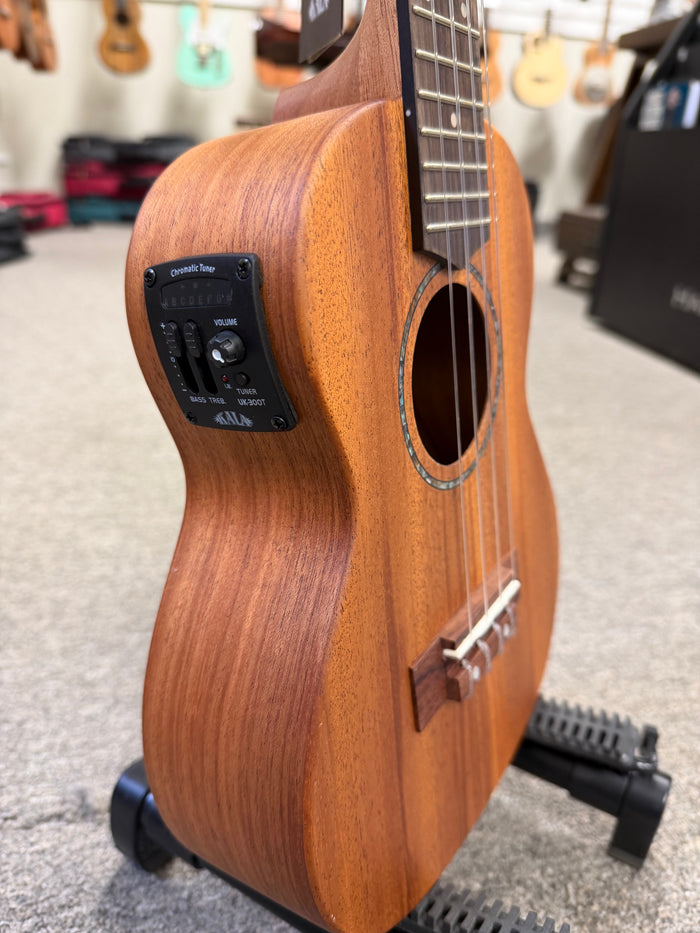 KALA KA-JH-AMHG-CE James Hill Signature Mahogany Electric Concert Ukulele w/Case