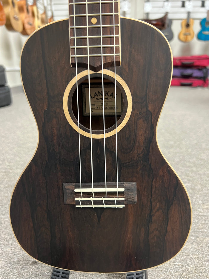 Lanikai ZR-C Ziricote Concert Ukulele w/Case - Aloha City Ukes