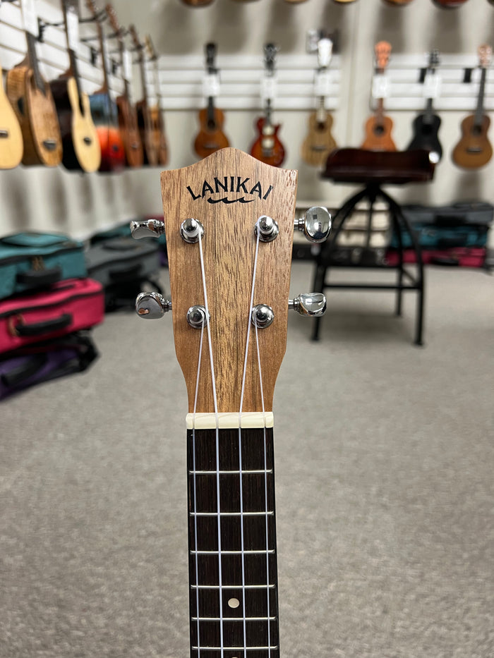 Lanikai SPPW-CX Solid Spruce/Pacific Walnut Concert Ukulele w/Case - Limited Edition