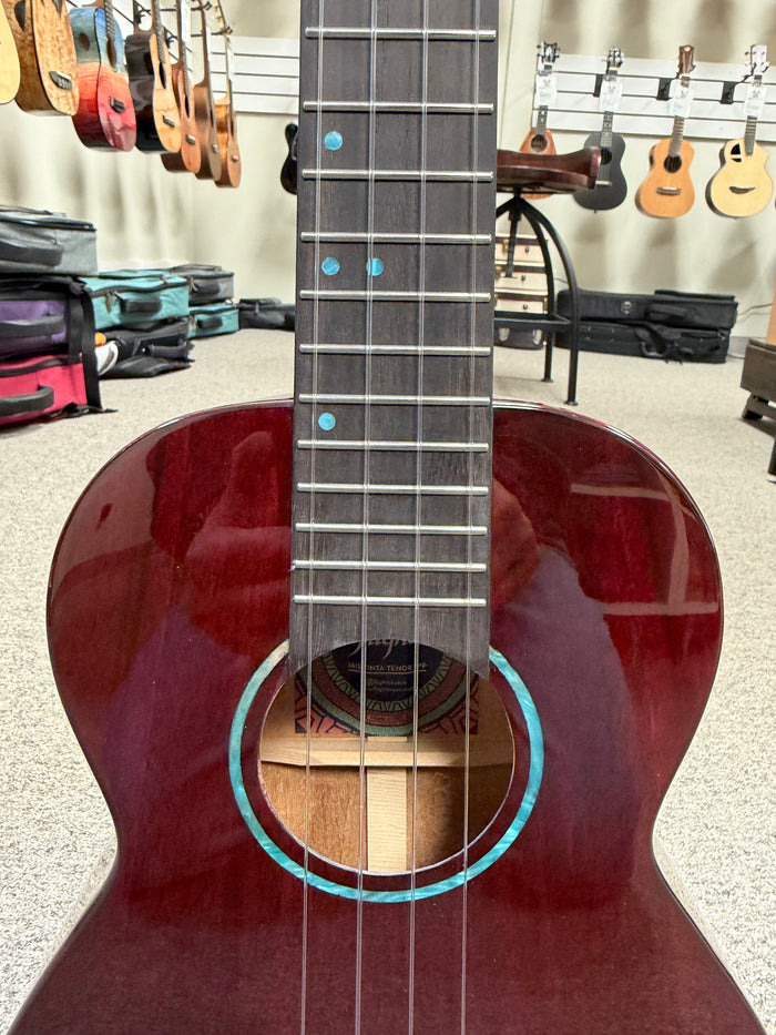 Flight TPP Iris Tinta Tenor Ukulele w/Case - Transparent Purple