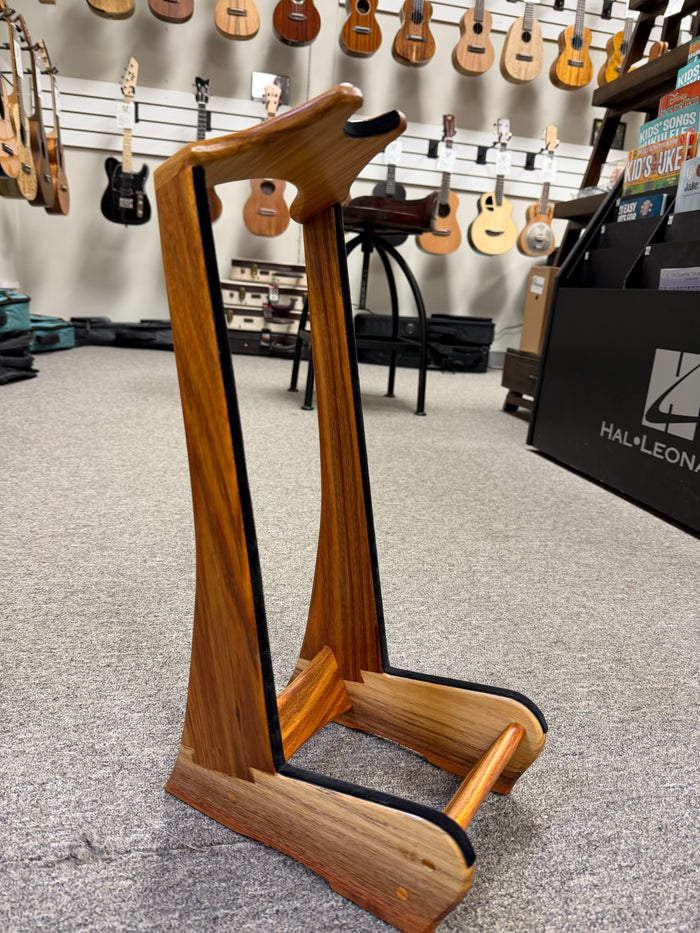 Custom Canarywood Ukulele Stand by Lee Murdock - Canarywood Uke Stand