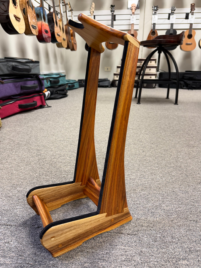 Custom Canarywood Ukulele Stand by Lee Murdock - Canarywood Uke Stand