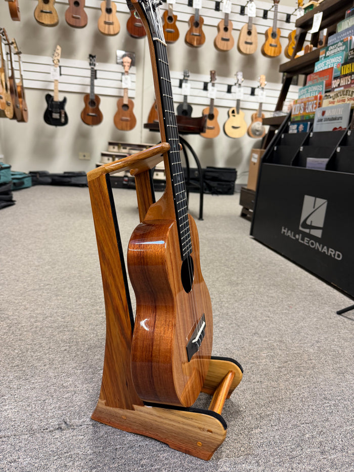 Custom Canarywood Ukulele Stand by Lee Murdock - Canarywood Uke Stand