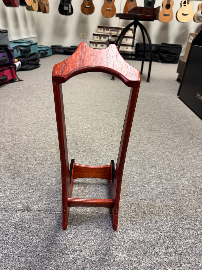 Custom Padauk Ukulele Stand by Lee Murdock - Padauk Uke Stand
