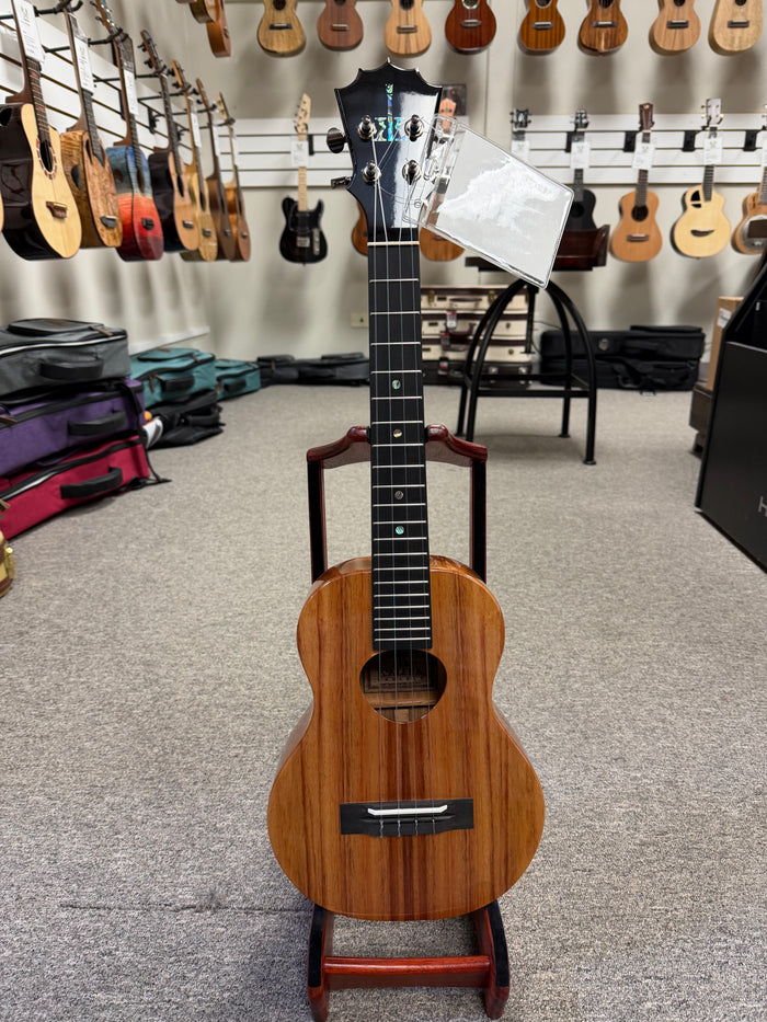 Custom Padauk Ukulele Stand by Lee Murdock - Padauk Uke Stand