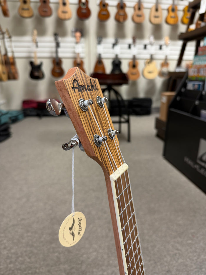 AMAHI UK-330C Zebrawood Concert Ukulele w/Case