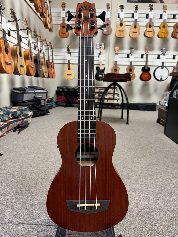 KALA Nomad Mahogany Acoustic-Electric U-Bass w/Case  - UBASS