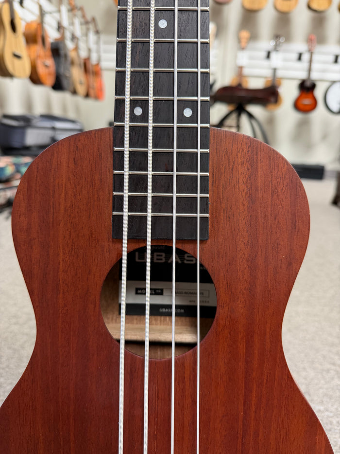 KALA Nomad Mahogany Acoustic-Electric U-Bass w/Case  - UBASS