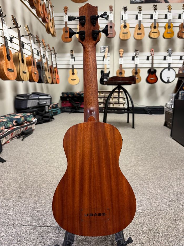KALA Nomad Mahogany Acoustic-Electric U-Bass w/Case  - UBASS