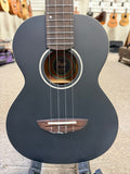 Flight Iris Solid Spruce/Mahogany Tenor Ukulele w/Case - Black