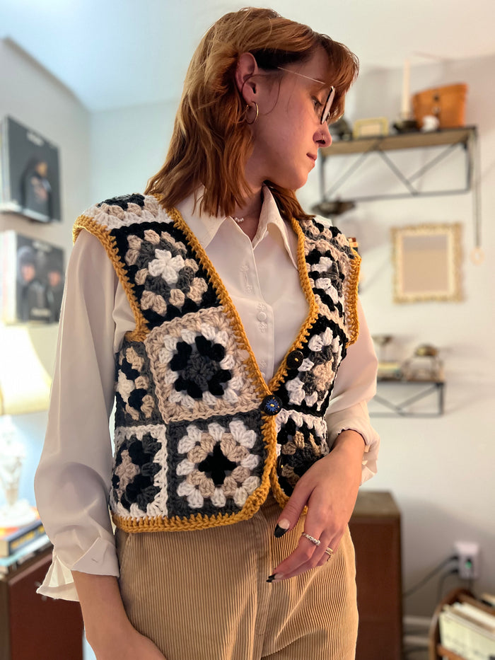 Silly Goose Vest - Gold
