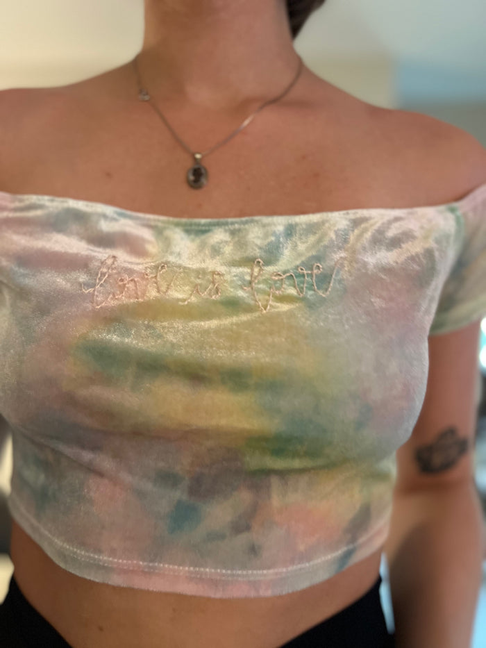 Love is Love Crop Top