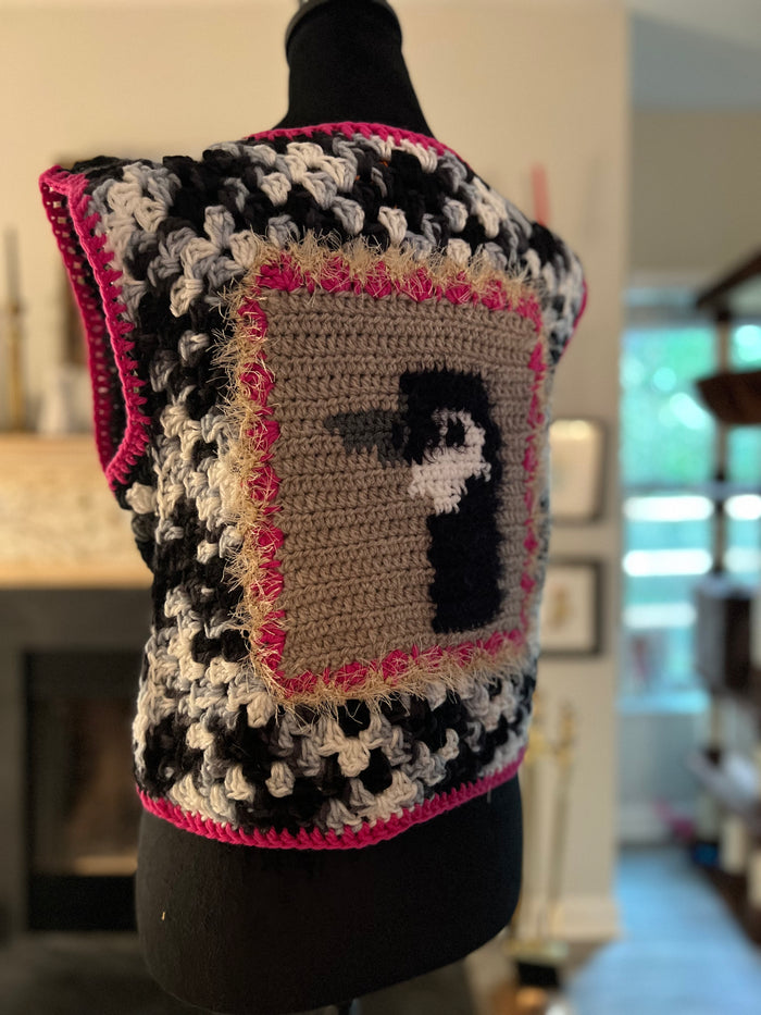 Silly Goose Vest - Pink