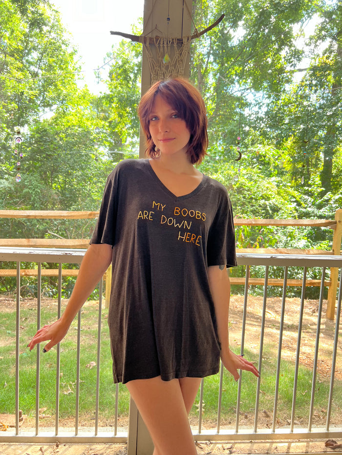 My Boobs Are Down Here Shirt