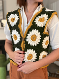 Lazy Daisy Granny Square Vest