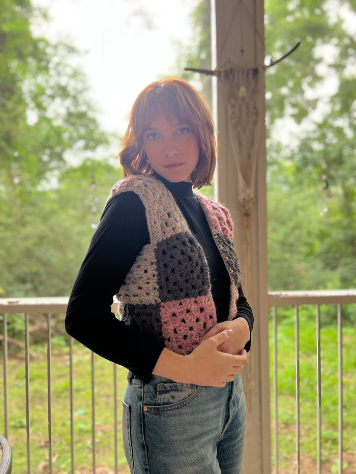 Neapolitan Granny Square Vest