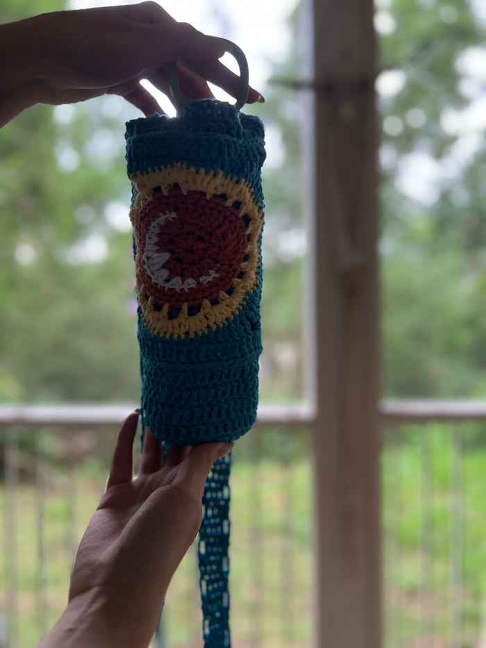 Water or Wine Bottle Purse - Blue Moon