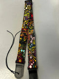 Quiltsand Woven Ukulele Strap - Jewels - Adjustable - Aloha City Ukes