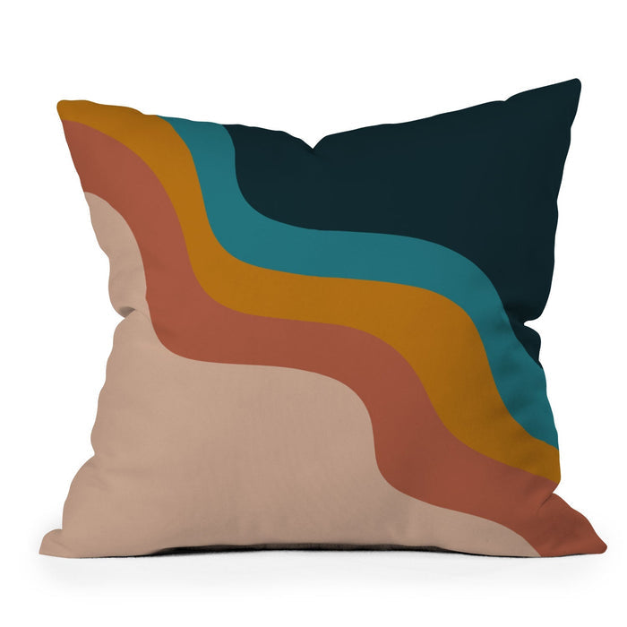 ABSTRACT RETRO THROW PILLOW