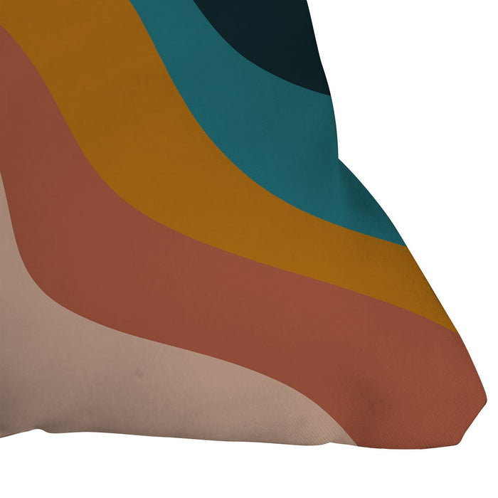 ABSTRACT RETRO THROW PILLOW