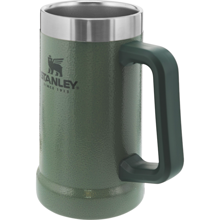 Stanley Heavy Duty Big Grip 24 oz Beer Stein in Hammertone Green