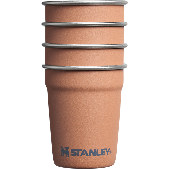 Stanley Pre-Party Shot Glass Set 2 OZ In. Toast Tan