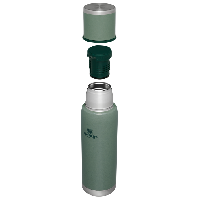 Stanley 1.1 QT Adventure To Go Bottle with Insulated lid in Hammertone Green
