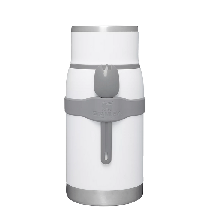 Stanley 36 oz To-Go Food Jar with Spork in Polar White