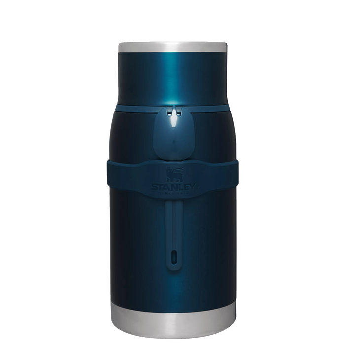 Stanley 36 oz To-Go Food Jar with Spork in Blue Glow