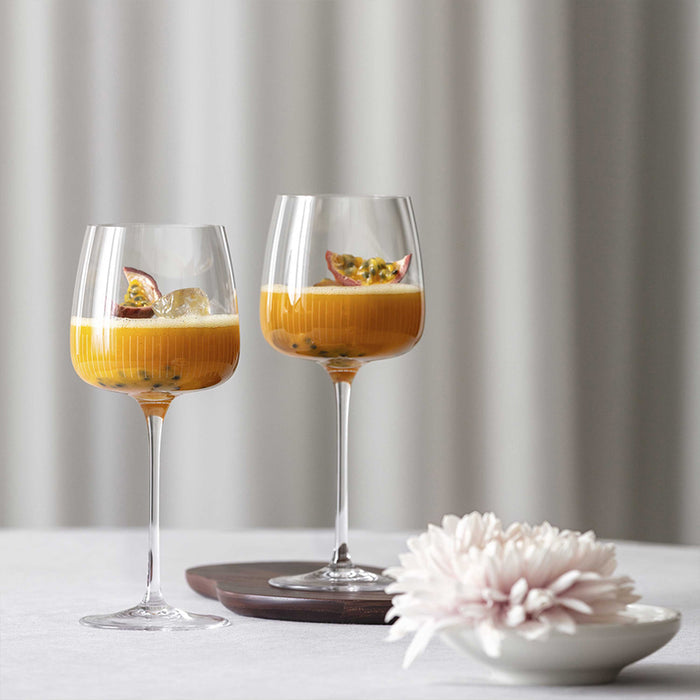 Afina Red Juice Glass Set Of 4 Pcs
