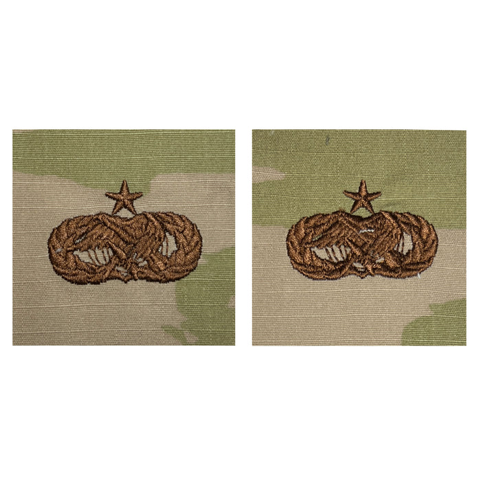 Air Force Embroidered Badge: Logistics: Senior - embroidered on OCP
