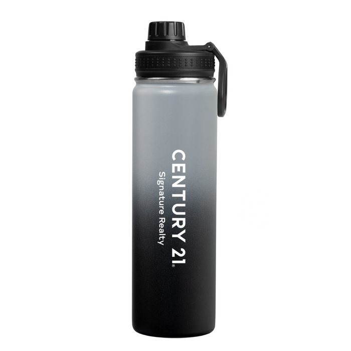 Alaska Ombre - 24 oz. Stainless Steel Double Wall Water Bottle | Personalized