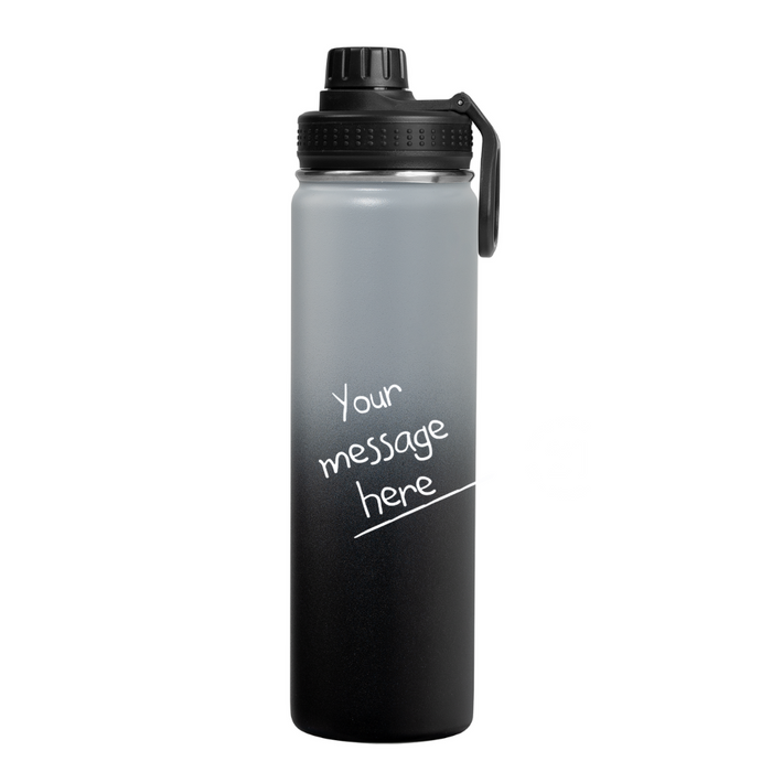 Alaska Ombre - 24 oz. Stainless Steel Double Wall Water Bottle | Personalized