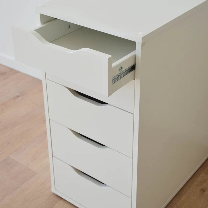 ALEX Drawer unit, 5 drawers, White, 36x70cm