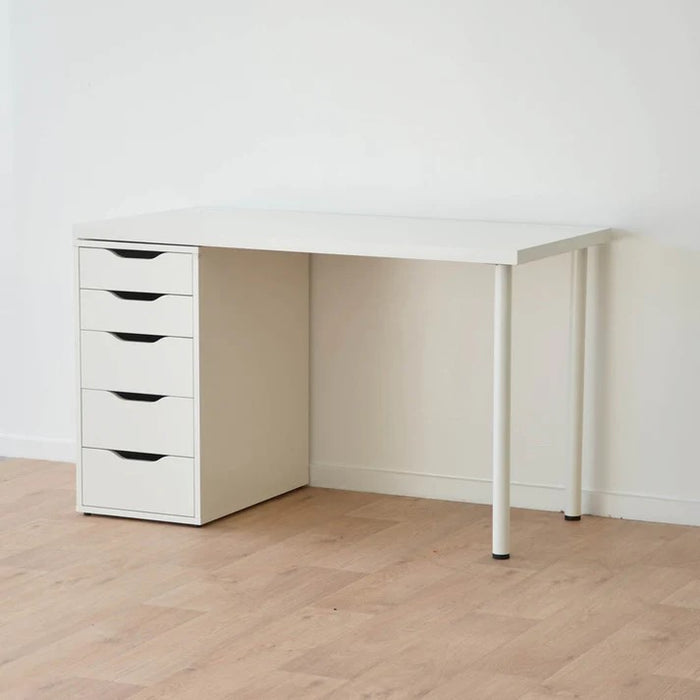 ALEX Drawer unit, 5 drawers, White, 36x70cm