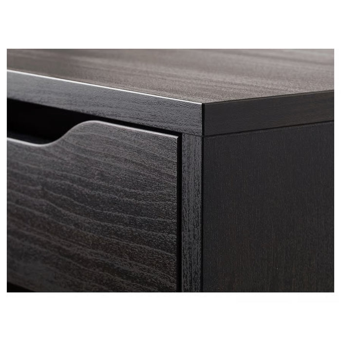 ALEX Drawer unit, Black-brown, 36x70cm
