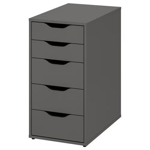 ALEX Drawer unit, Dark grey, 36x70cm